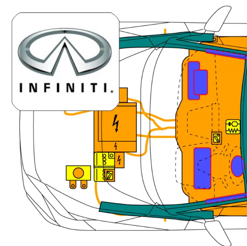Infiniti Q50 Typ V37 (>2014) - Digitale Rettungskarte per QR Code ...