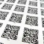 Individuell gestaltete QR- oder Barcode-Aufkleber, 20 Stück (45 × 45 mm) – Bild 2